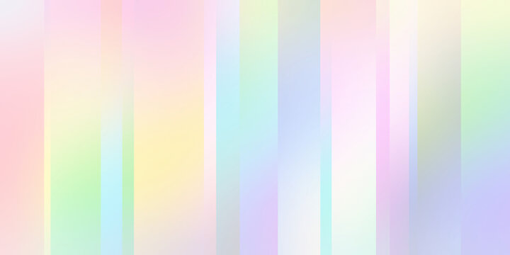 Abstract Pastel Striped Background with Soft Rainbow Color Gradient