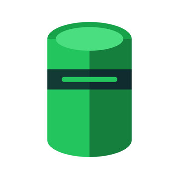 3D Sci-Fi Energy Canister Barrel Container Icon