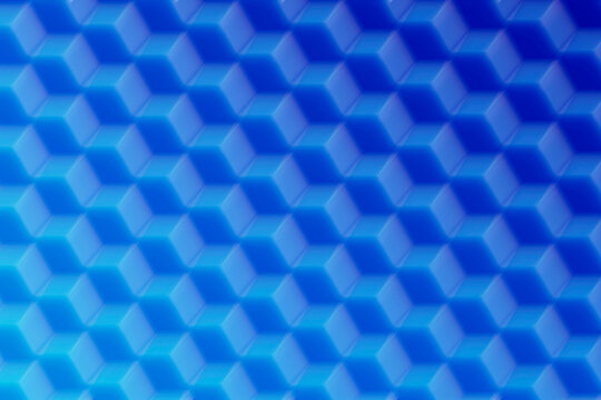 Blue honeycomb hexagon pattern abstract background