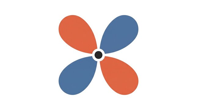 Four leaf clover shaped p orbital electron cloud representation for quantum chemistry studies