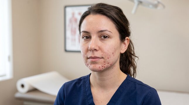 PMOS Associated Hormonal Acne in Adult Woman