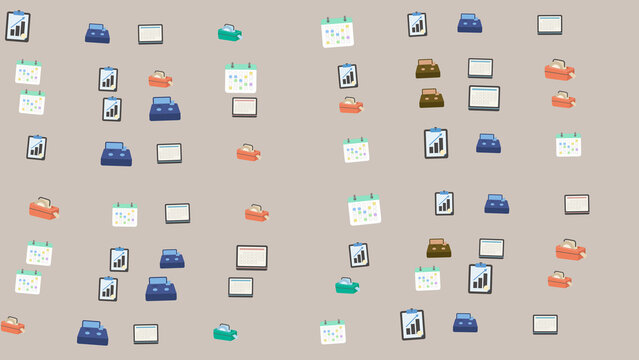 Business Icons Pattern