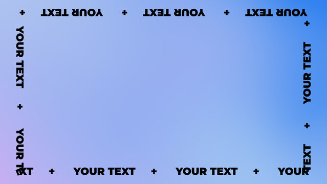 Border Animated Text Gradient Title