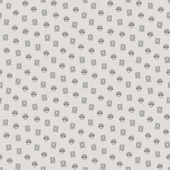 Fototapeta premium Helmet and Dot Pattern