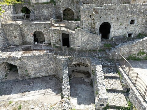 city of Buccino, salerno, italy
