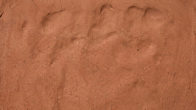 Natural red clay soil texture with earthy brown tones