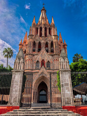 Obraz premium Parish of San Miguel de Allende in Guanajuato