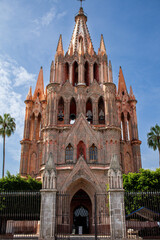 Fototapeta premium Parish of San Miguel de Allende in Guanajuato