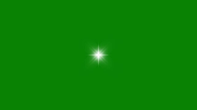 4k twinkling cartoon stars and glitter sparkle white doodle blinking pop up animation, comic manga flashes, flat smoke bursts, shining light effects on transparent green screen loop 4k