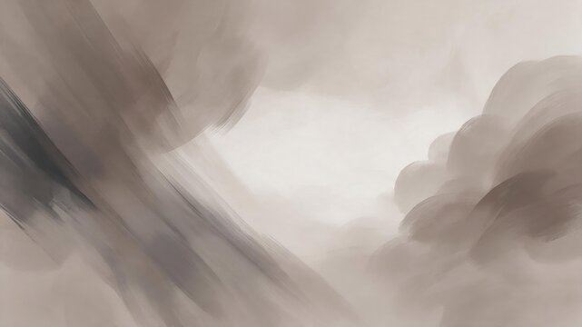 Moody brown watercolor cloud abstract painted texture background suitable for cover design.