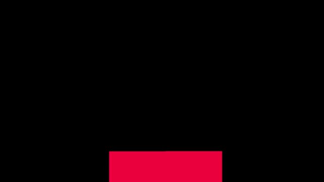 Red Audio Spectrum Meter Rising and Falling, Minimal Music Visualizer Animation