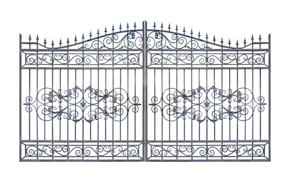Beautiful iron gates.