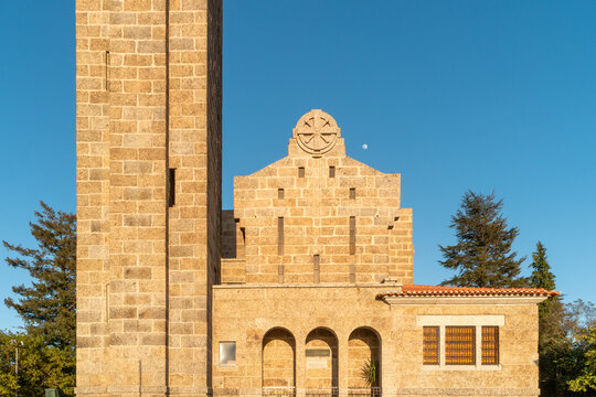 Sanctuary of Penha granite church Guimaraes Portugal