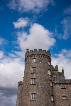 Exploring Kilkenny Castle, built along the River Nore in Kilkenny, Ireland