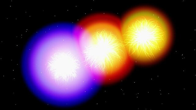 Colorful fireworks light up the night sky. Happy New Year!