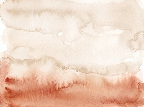peach and blush pink watercolor background with copy space for wedding invitation design