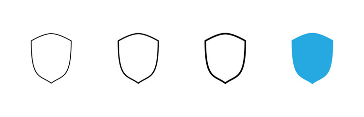 Obraz premium Shield icon vector. Protection icon. Security sign and symbol