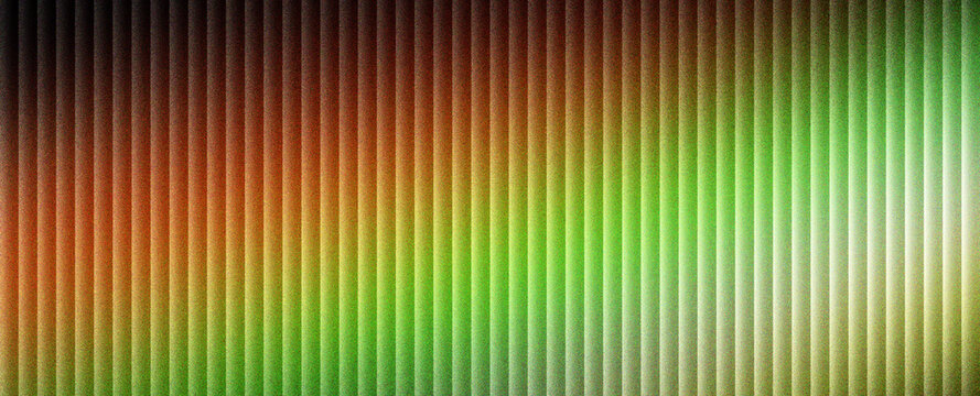 Abstract vertical line pattern with soft color gradient. Modern rhythmic stripe background in warm orange and cool green tones. Minimalist linear texture for digital design and web banners.