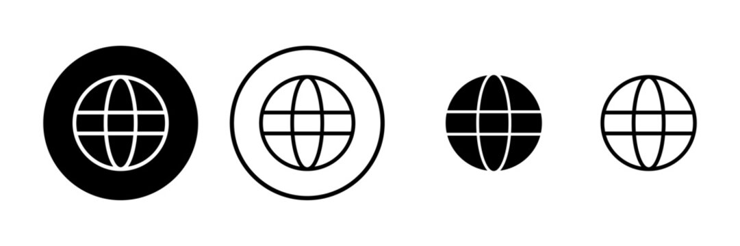 Web icon vector illustration. go to web sign and symbol. web click icon. Global search icon