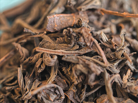 T&eacute; negro, fotograf&iacute;a macro
