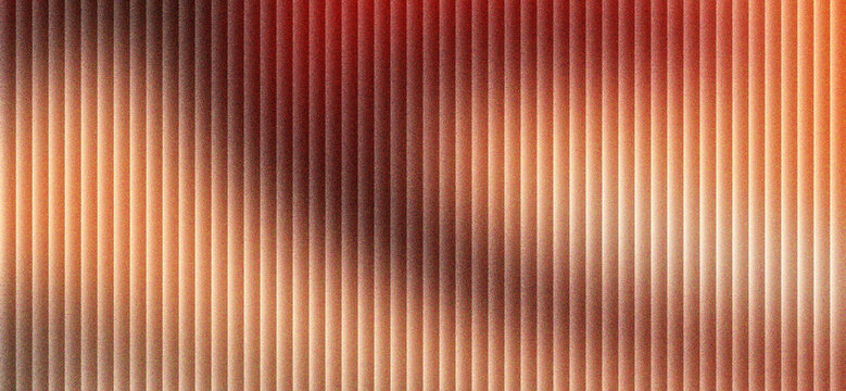Abstract vertical lines background with warm orange and red glow. Modern linear pattern texture with soft light blur. Elegant geometric stripe backdrop for corporate presentations and media.