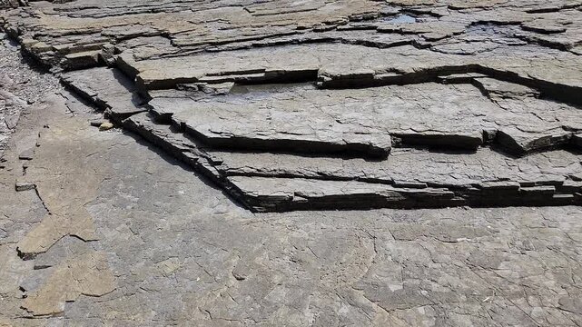 Ancient Sedimentary Soil Layers Revealing Geological History