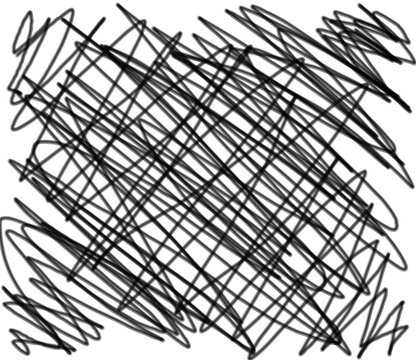 Abstract chaotic black crosshatch tangled scribble line art background