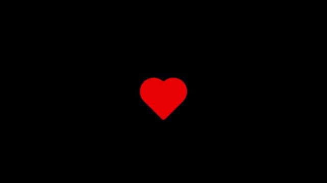 Symmetrical Hanging Pendulum Chained Equal Broken Heart Halves Clash Animation 10 Seconds Loop in 4K UHD