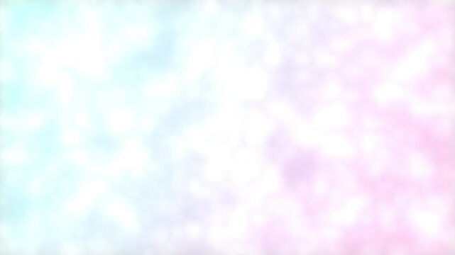 Abstract ink diffusion in pastel blue and pink water creating soft smoke cloud motion background.