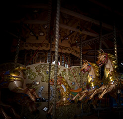 merry go round with no people at night © Design Box Digital