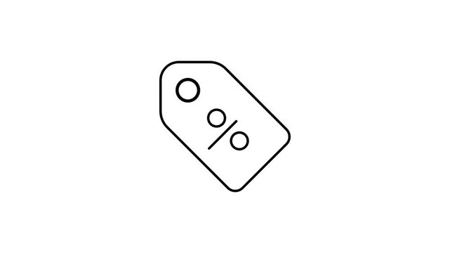 Animated Promotion Tag Line Icon Motion Graphic