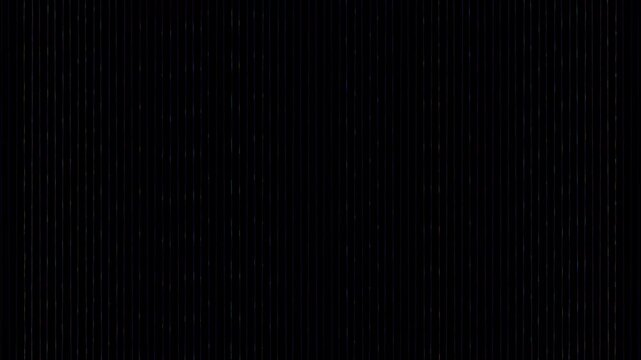 Abstract black background with subtle repeating vertical stripe pattern. TV noise
