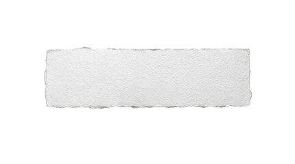 Obraz premium Blank watercolor paper strip torn edge isolated on transparent background