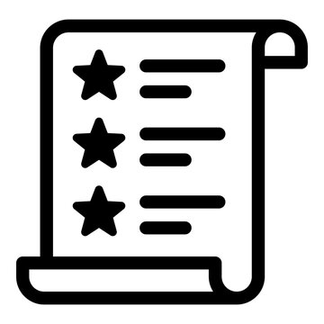 Business Features, Benefits and Specifications List Icon