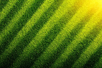 Obraz premium Grass background Sunny landscape view of a large patch of some freshly cut, healthy, green grass mowed in a checkerboard pattern.