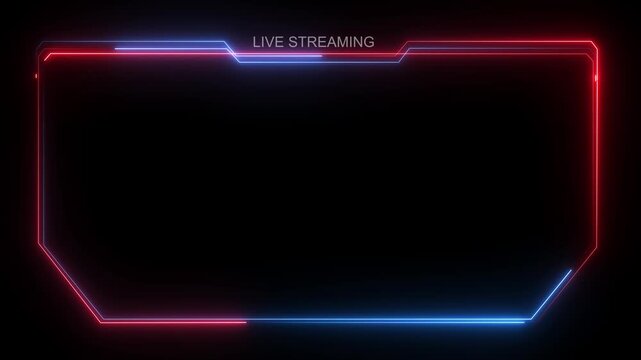 Abstract Bright radial light beams. rectangle frame border tunnel spectrum background. Space background for event, party, carnival, celebration, anniversary,with motion graphics animation .