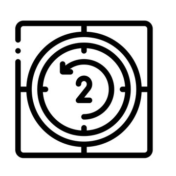 final seconds line icon
