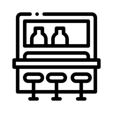 mini bar line icon