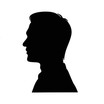 Man head silhouette design vector,male head silhouette image,head silhouette man design image,man head black icon,male head silhouette icon,man head black illustration 