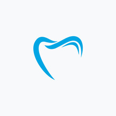 Obraz premium Dentist logo design. Creative dentist logo. Dental clinic Creative company vector logo.