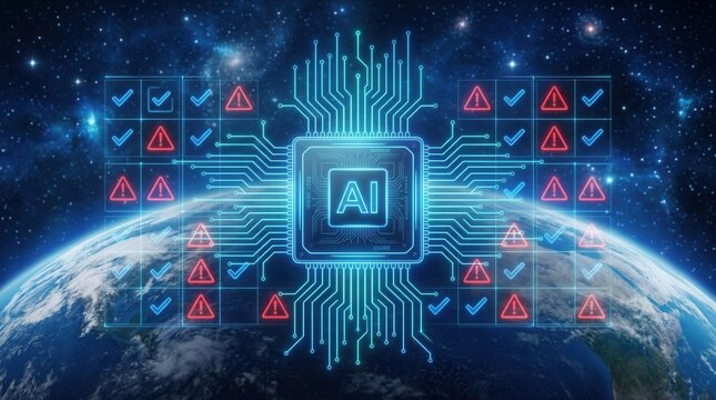 AI hallucination and misinformation risks caused by unreliable algorithms and model collapse.