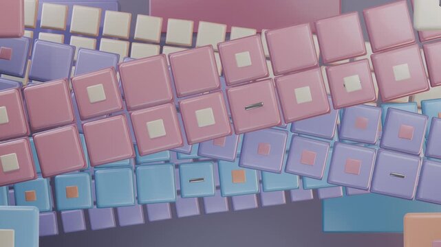 Pastel Rounded Square Layered Drift