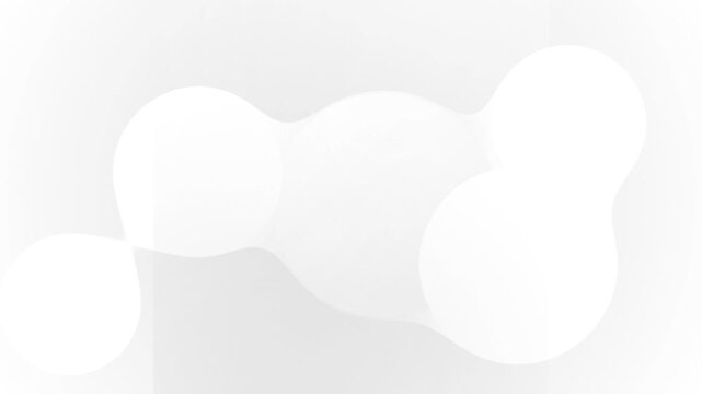 Abstract white organic blob shapes on light gray background suitable for modern designs, presentations, branding, web graphics, and artistic projects.