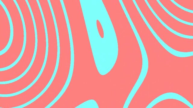 Abstract Geometric 3D Background with Moving Spheres