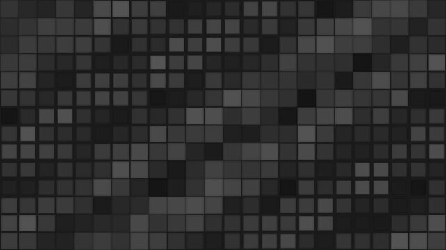 Dark gray square pixel mosaic abstract background pattern design