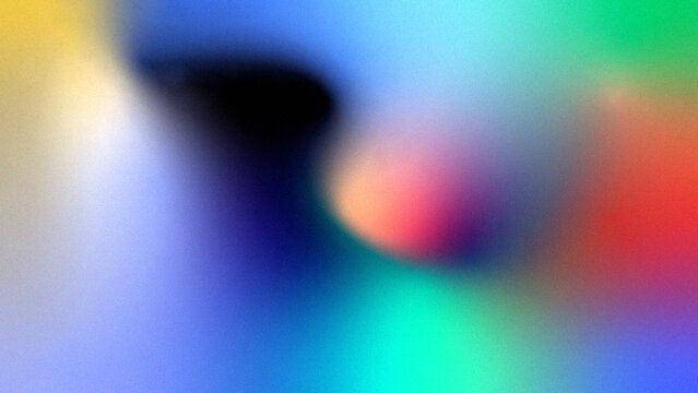 abstract multicolor blurred gradient background with vibrant blue green pink orange soft luminous glow