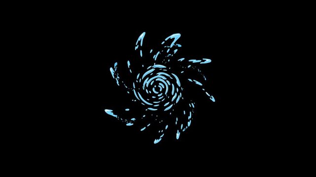 Liquid splash explosion, water flash burst, splash FX cartoon, 2D hand drawn energy spark shine transitions, fluid comic shape animation on black screen background.