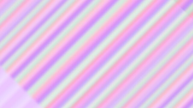 Abstract pastel rainbow diagonal stripes background with soft glowing gradient colors and vibrant smooth motion light effect