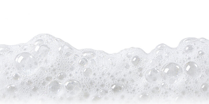 white soap foam bubble