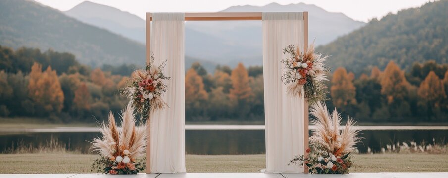 Emotion-Responsive Psychic Boho Arch Inspiring Event Decoration with Customizable Designs